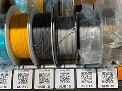 Inventory QR Code Holder - For Filament Rack - Free 3D Print Model