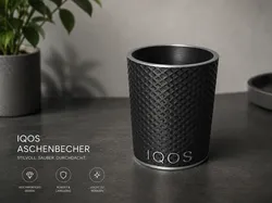 IQOS Ashtray with textured surface - Free 3D Print Model