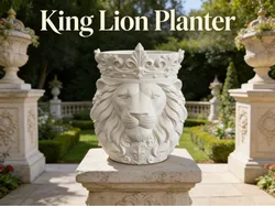 Lion Planter - Free 3D Print Model