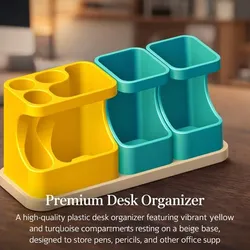 Multi-Purpose Toothbrush Holder & Table Organizer