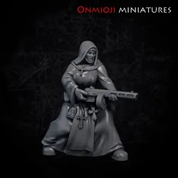 Nun with gun