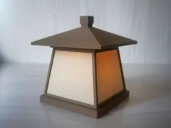 Portable Camping Lantern (for candle lamps) - Free 3D Print Model