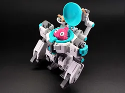 "Qingyuan Bio-Tech" Field Protection Blue Crab Mech | Multi-Articulated | Cockpit Openable - Free 3D Print Model
