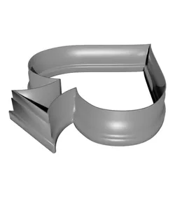 Spade Cookie Cutter STL File - 4 inches