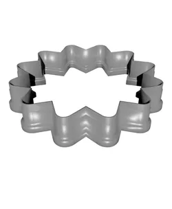 Sun Cookie Cutter STL File - 4 inches