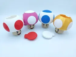 Toad & Toadette - container - Free 3D Print Model