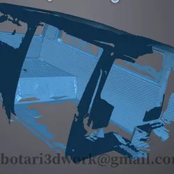 Vw t3 3d scan interior