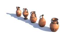 Ancient Greek Vase  Low-poly 3D model