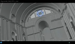 Archway Citadel Palace Low-poly 3D model