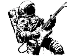 Astronaut stencil 5