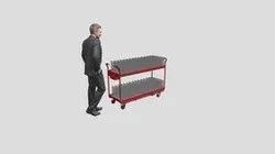 AW-WAT10990 Waterstones Sliding Divider Trolley