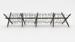 Barb Wire Obstacle 3D model