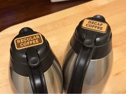 Carafe labels