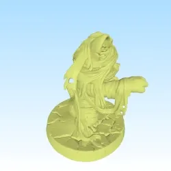 Characters & Creatures STL Descărcare - cat mummy for dungeon crawl and adventures - HGS67