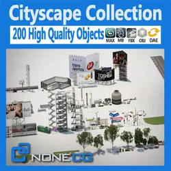 Cityscape Collection 3D model