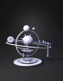 Create a fully functional 3D printable mechanical solar system orrery