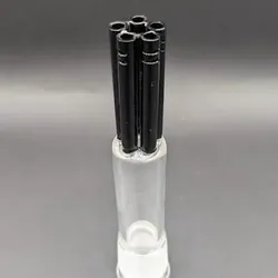 Downstem four tip bubbler for bongs