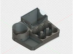Dry erase marker/eraser/cleaner organizer