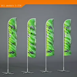 Flag banners 3D model