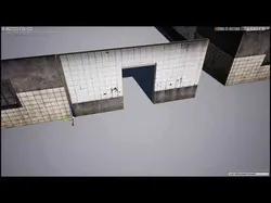 Frosted window - modular Low-poly 3D model