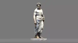Greek-style Sculpture Statue Low-poly 3D model