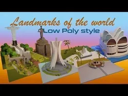 Landmarks of the World A to Z 3D Model Pack