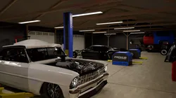 Modern Garage Render Scene 3D model