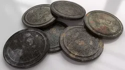Old Coin - Artifact Low-poly 3D model