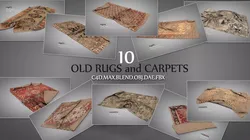 Old Rugs and Carpets 3D model