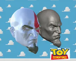 Other STL Descărcare - cabeza kratos - zzjonicreatorzz