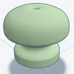 Solid Knob Made For A Butter Dish