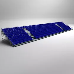Stadium Seating Tribune 3D model