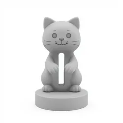 Tools & Spare Parts STL indir - Cute Cat Napkin Holder - DiErModels