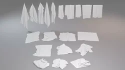 Towel Collection 3D model