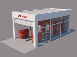 Tunnel Car Wash 3D model