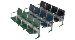 Waiting Chair 1 Low-poly 3D model