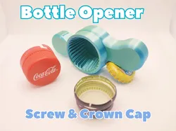 Allround Bottle Opener for Screw & Crown Caps