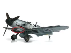 BF109 G-6 Oil radiator intake