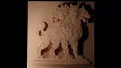 Cerberus CNC 3d Print High Relief Sand Casting 3D print model