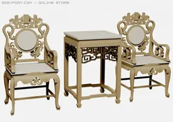 chinese chairs and table