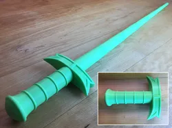 Collapsing Broadsword (Print in Place)