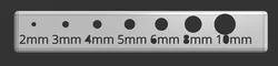 Drill Size Gauge