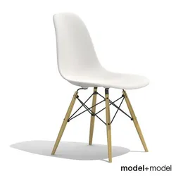 eames plastic side chair dsw