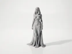 Egyptian Princess Figurine Female Fantasy 3D Printable