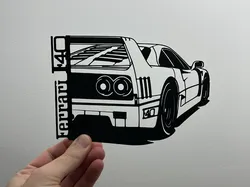Ferrari F40 - decorazione da parete