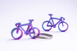 Fixie / Singlespeed / Pista Bike Keyring/Keychain - Key Charm - quick and easy print  - Gift idea - last meters - Gift inspiration