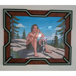 Geometric Art Deco Picture Frame