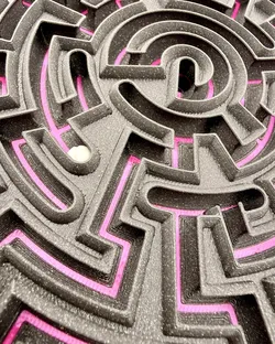 Incredible Round Marble Maze