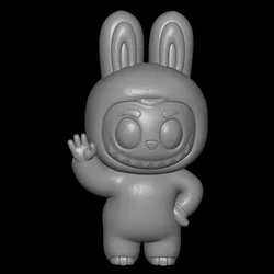 Labubu character 3D print model