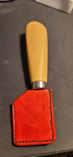 Leather Skiving Knife Sheath Template